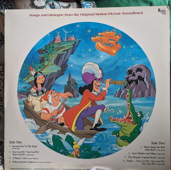 Walt Disney's Story and Songs from Peter Pan - Disney Picture Disc Record - Picture 2 of 2